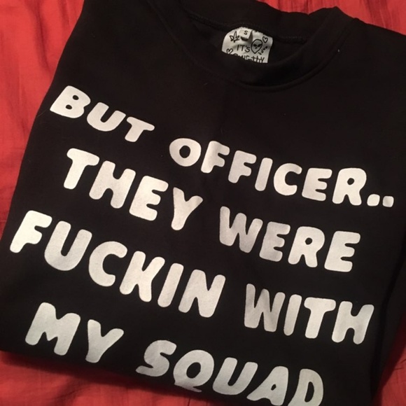 ❌SOLD❌SOFT☁️Omighty But Officer Sweater - Picture 4 of 5